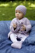 Strickset Jäckchen Lang Yarns CASHMERINO FOR BABIES AND MORE mit Anleitung in garnwelt-Box 56