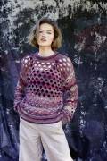 Knitting set Pullover with holes  with knitting...