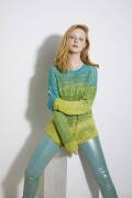 Strickset Pullover Lang Yarns BLOOM mit Anleitung in...
