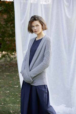 Strickset Jacke Lang Yarns SOFT COTTON mit Anleitung in garnwelt-Box
