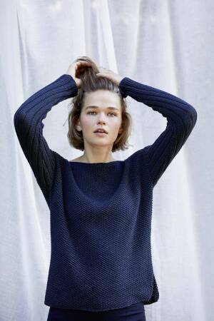 Strickset Pullover Lang Yarns SOFT COTTON mit Anleitung in garnwelt-Box