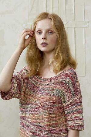 Strickset Pullover  Lang Yarns LILY / MOHAIR LUXE mit Anleitung in garnwelt-Box S-M