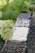Strickset Sitzkissen Lang Yarns SMILLA mit Anleitung in garnwelt-Box ca 40x40 cm