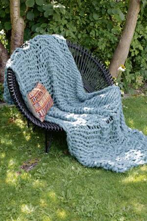 Strickset Plaid Lang Yarns SMILLA mit Anleitung in garnwelt-Box