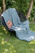 Strickset Plaid Lang Yarns SMILLA mit Anleitung in garnwelt-Box ca 150 x150 cm
