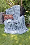 Strickset Plaid Lang Yarns SMILLA mit Anleitung in garnwelt-Box ca 150 x150 cm