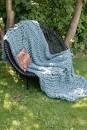 Strickset Plaid Lang Yarns SMILLA mit Anleitung in garnwelt-Box ca 150 x150 cm