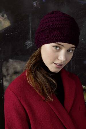 Knitting set Hat CASHMERE CLASSIC with knitting instructions in garnwelt box