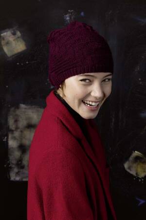 Knitting set Hat BABY ALPACA with knitting instructions in garnwelt box