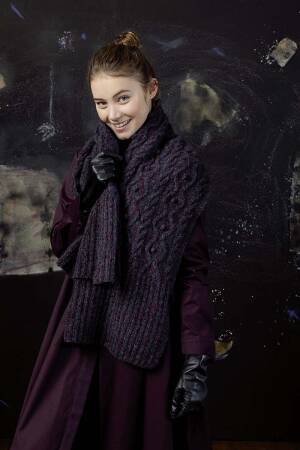 Strickset Stola Lang Yarns FREYA mit Anleitung in garnwelt-Box
