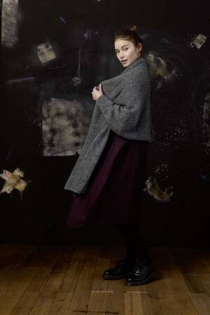 Strickset Capejacke Lang Yarns LUSSO mit Anleitung in garnwelt-Box