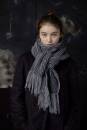 Strickset Schal Lang Yarns NOVA mit Anleitung in garnwelt-Box ca 23 x 180 cm