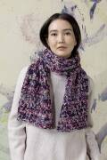 Strickset Schal Lang Yarns LYONEL mit Anleitung in garnwelt-Box ca 30 x 40 cm