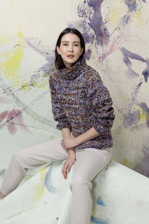 Strickset Pullover Lang Yarns LYONEL mit Anleitung in garnwelt-Box