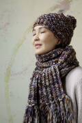 Strickset Mütze Lang Yarns LYONEL mit Anleitung in garnwelt-Box DG