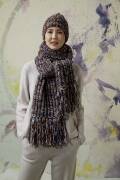Strickset Schal Lang Yarns LYONEL mit Anleitung in garnwelt-Box