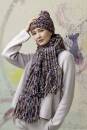 Strickset Schal Lang Yarns LYONEL mit Anleitung in garnwelt-Box ca 23 x 170 cm