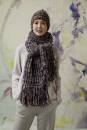 Strickset Schal Lang Yarns LYONEL mit Anleitung in garnwelt-Box ca 23 x 170 cm