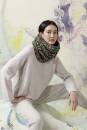 Strickset Snood Lang Yarns LYONEL mit Anleitung in garnwelt-Box ca 50 x 70 cm