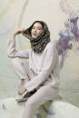 Strickset Snood Lang Yarns LYONEL mit Anleitung in garnwelt-Box ca 50 x 70 cm
