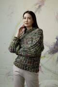 Knitting set Sweater  with knitting instructions in garnwelt box