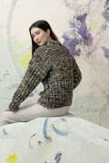 Knitting set Sweater  with knitting instructions in garnwelt box in size S