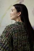 Knitting set Sweater  with knitting instructions in garnwelt box in size S