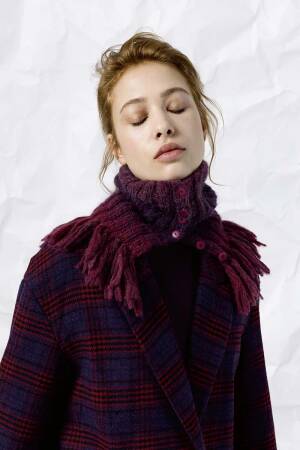 Strickset Kragen Lang Yarns CARINA mit Anleitung in garnwelt-Box