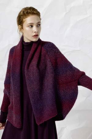 Strickset Jacke Lang Yarns CARINA mit Anleitung in garnwelt-Box