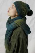 Strickset Schal Lang Yarns CARINA mit Anleitung in garnwelt-Box ca 180 x 30 cm