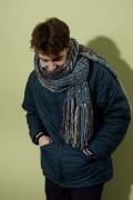 Strickset Schal Lang Yarns DUKE mit Anleitung in garnwelt-Box ca 28 x 180 cm