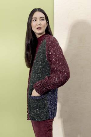 Strickset Jacke Lang Yarns DUKE mit Anleitung in garnwelt-Box