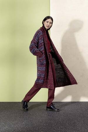 Strickset Mantel Lang Yarns DUKE mit Anleitung in garnwelt-Box S-M