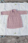 Knitting set Dress MERINO 200 BEBE with knitting instructions in garnwelt box in size 56-62