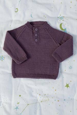 Strickset Pullover Lang Yarns MERINO  BEBE mit Anleitung in garnwelt-Box 56