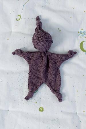Knitting set Knot man comforter BABY COTTON with knitting instructions in garnwelt box