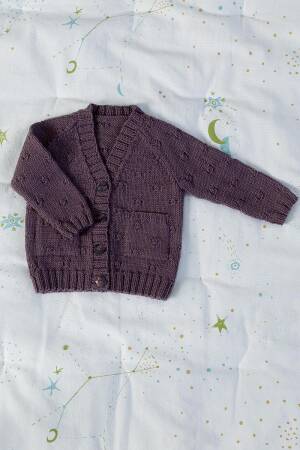 Strickset Jacke Lang Yarns MERINO  mit Anleitung in garnwelt-Box 62-68