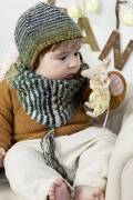 Strickset Dreiecktuch Lang Yarns MILLE COLORI BABY mit Anleitung in garnwelt-Box ca 68x28 cm