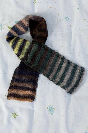 Knitting set Scarf  with knitting instructions in garnwelt box in size ca10x80 cm
