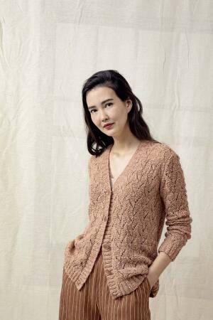 Strickset Jacke Lang Yarns KYLIE mit Anleitung in garnwelt-Box S