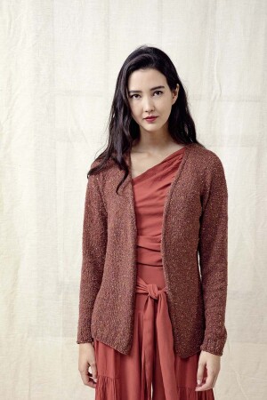 Strickset Jacke Lang Yarns KYLIE mit Anleitung in garnwelt-Box L