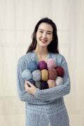 Strickset Jacke Lang Yarns KYLIE mit Anleitung in garnwelt-Box S