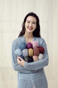 Strickset Jacke Lang Yarns KYLIE mit Anleitung in garnwelt-Box M