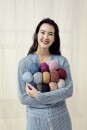 Strickset Jacke Lang Yarns KYLIE mit Anleitung in garnwelt-Box L