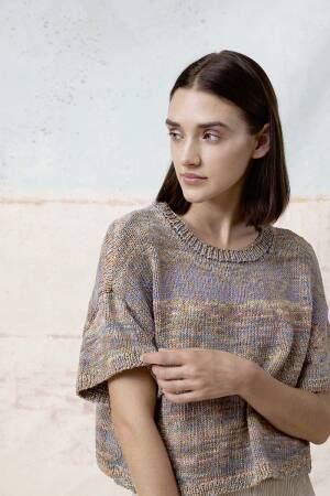 Strickset Pullover Lang Yarns CAMILLE mit Anleitung in garnwelt-Box S-M
