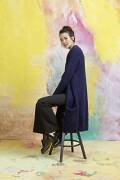 Knitting set Unisex Coat  with knitting instructions in garnwelt box