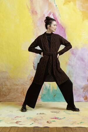 Strickset Mantel Lang Yarns LONDON mit Anleitung in garnwelt-Box S