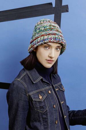 Strickset Mütze Lang Yarns SOHO mit Anleitung in garnwelt-Box
