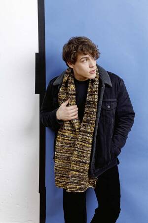 Strickset Schal Lang Yarns SOHO mit Anleitung in garnwelt-Box
