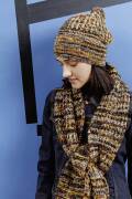 Strickset Schal Lang Yarns SOHO mit Anleitung in garnwelt-Box ca 28 x 160 cm